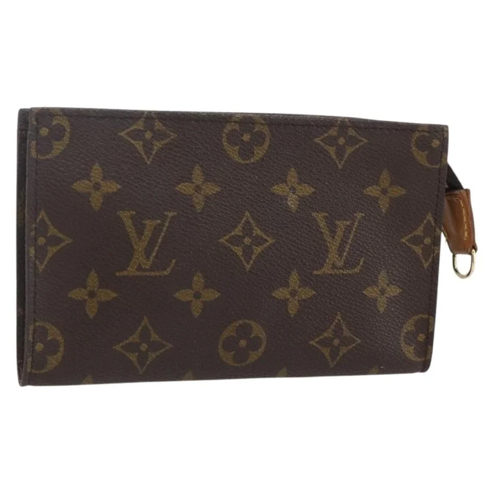 Louis Vuitton Monogram Bucket PM Accessory Pouch Brown